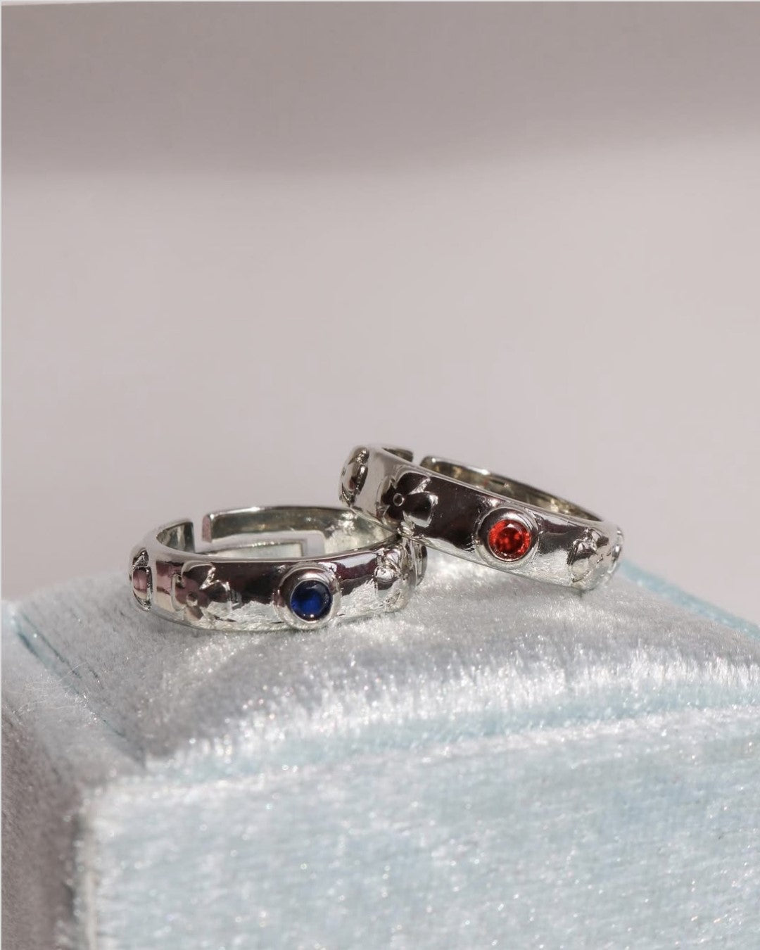 Howl's Moving Chateau Rings, Couple Ring Set, Anime Rings