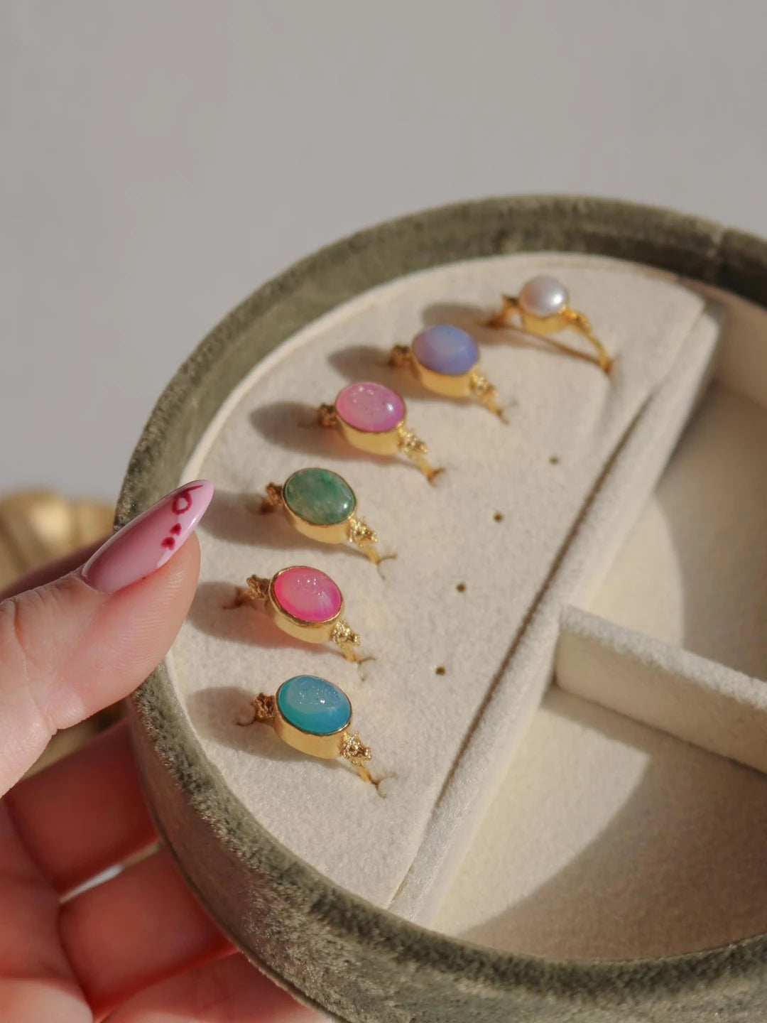 Antique Natural Stone Ring