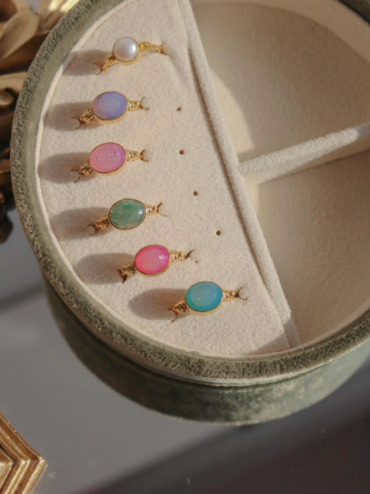 Antique Natural Stone Ring