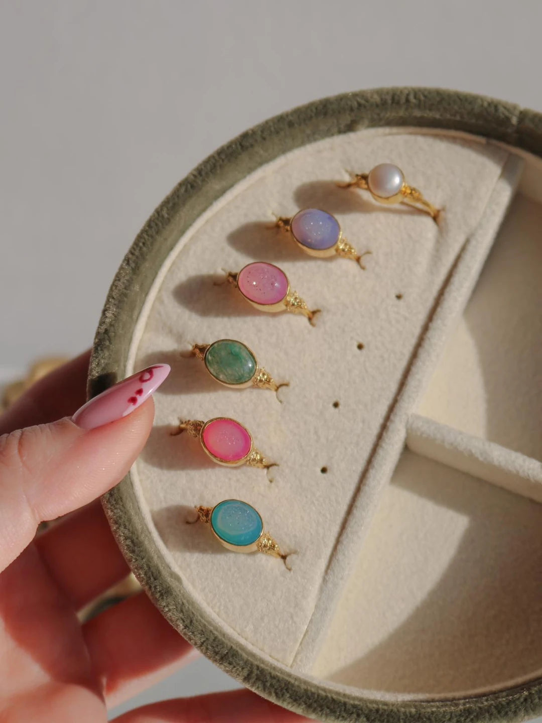 Antique Natural Stone Ring