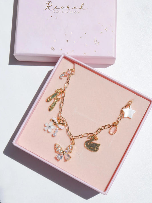 Ballet Wings Charm Necklace Xuping Chain