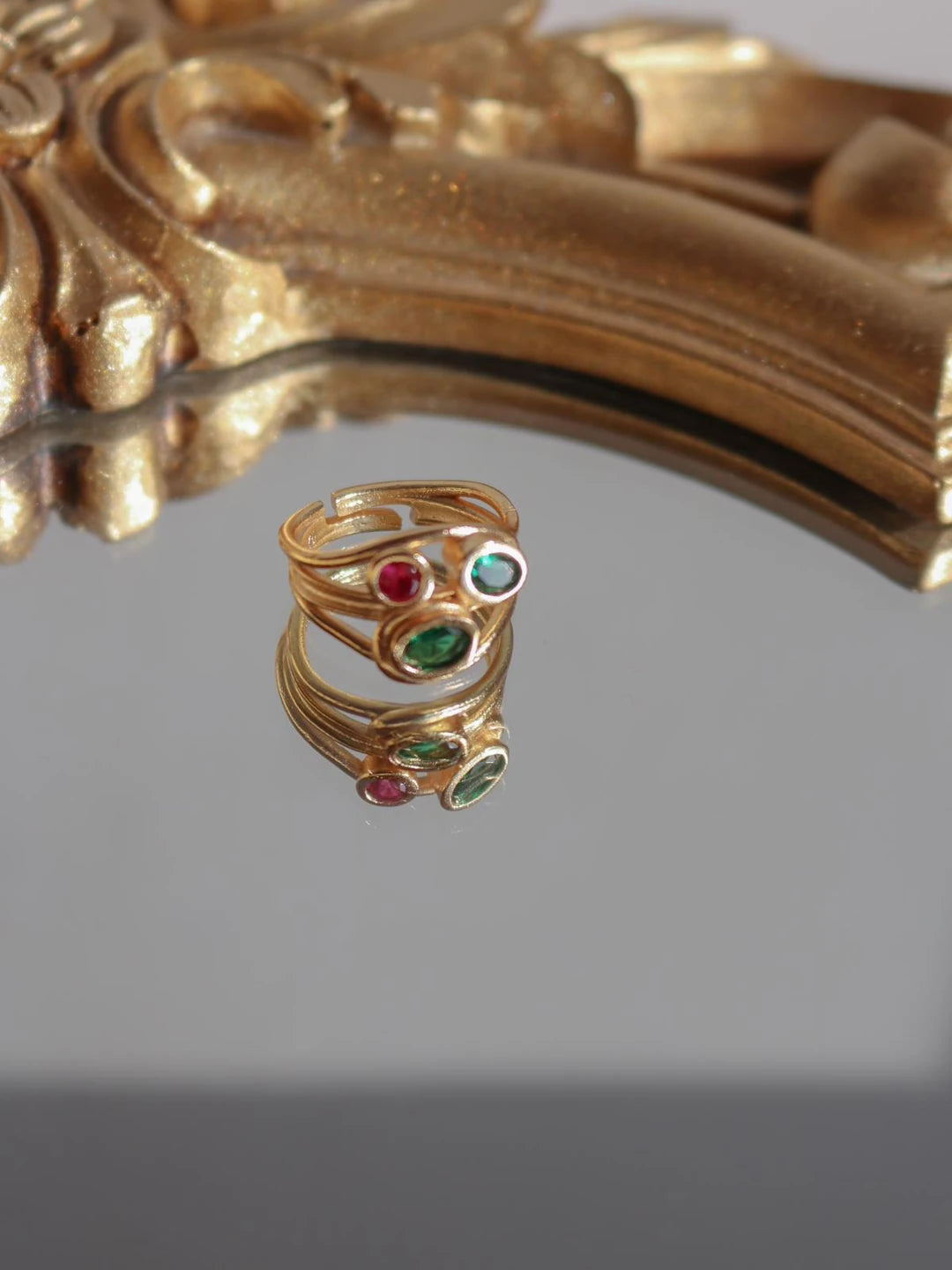 Colorful Multiple Drops Ring