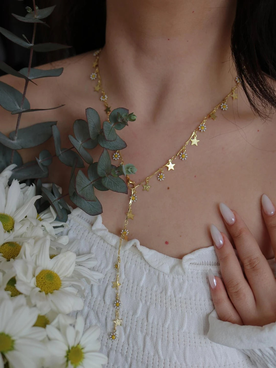 Daisy Star Y Necklace