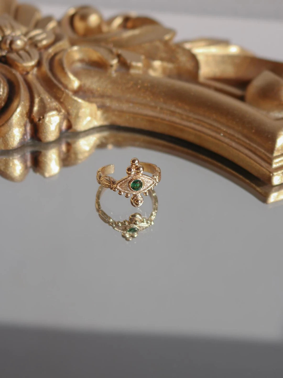 Green Mystic Eye Ring