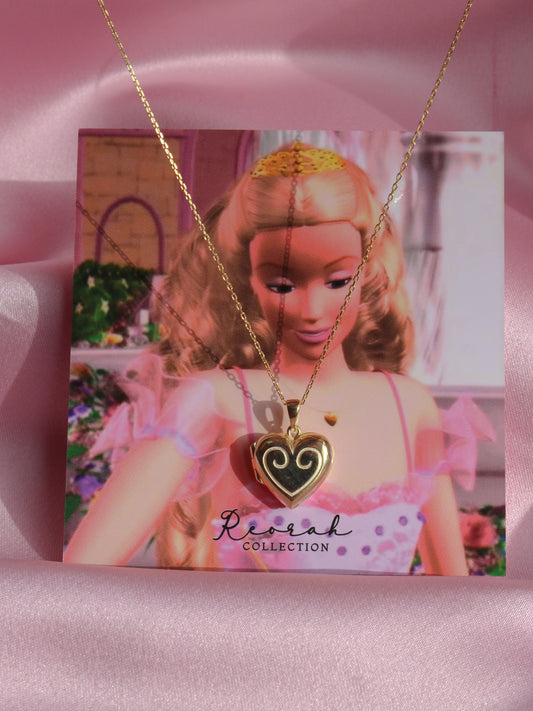 Sugar Plum Princess Clara Locket, 925 Sterling Silver