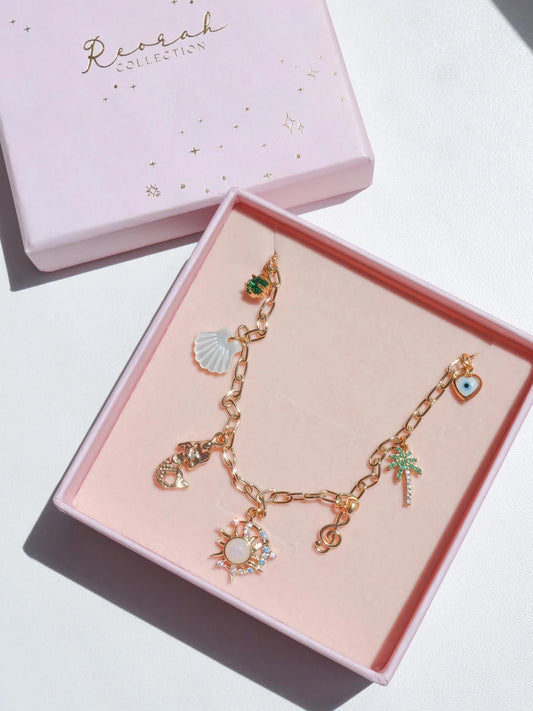 Mermaid’s Paradise Charm Necklace Xuping Chain