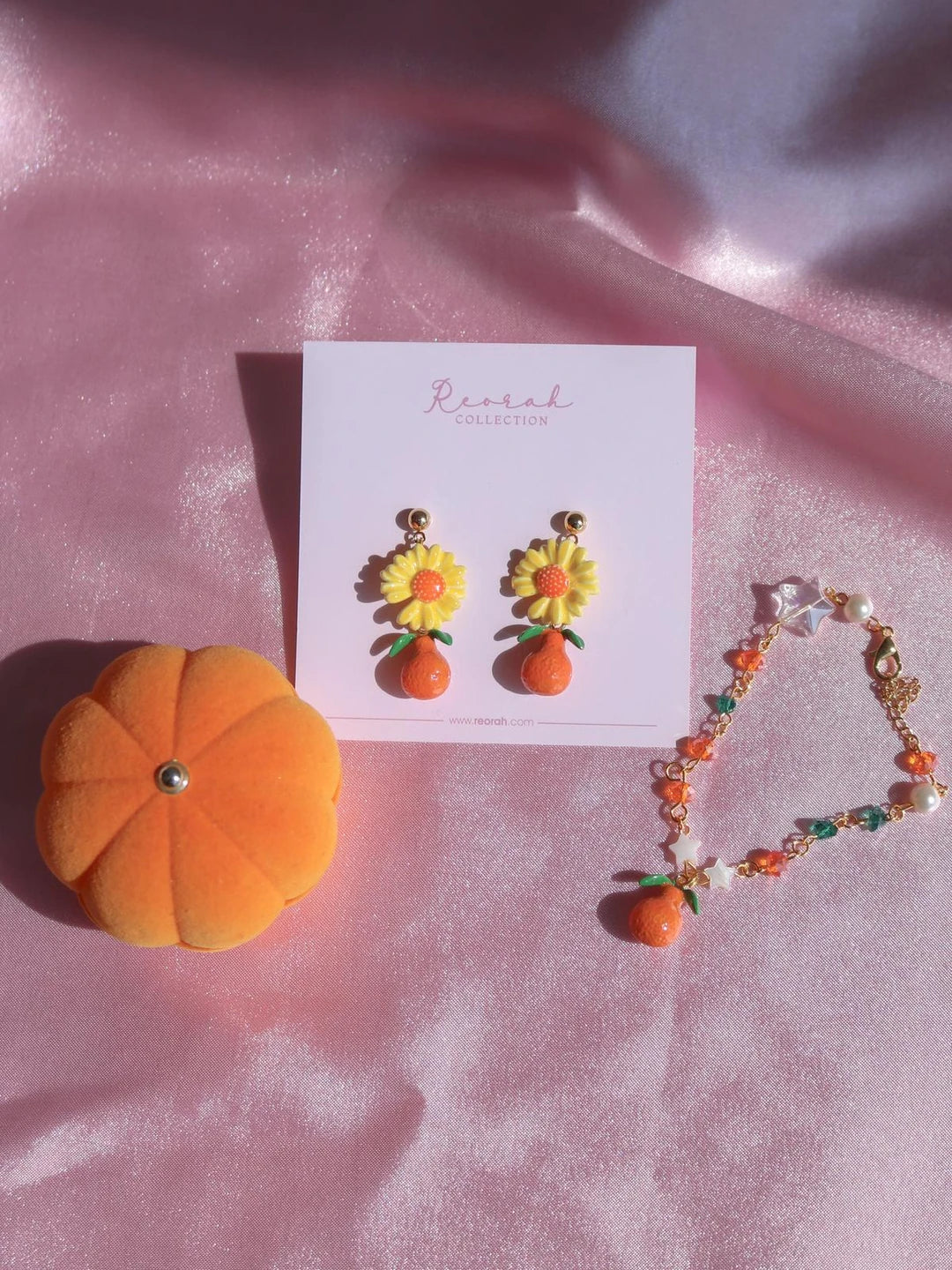 Orange Blossom Earrings