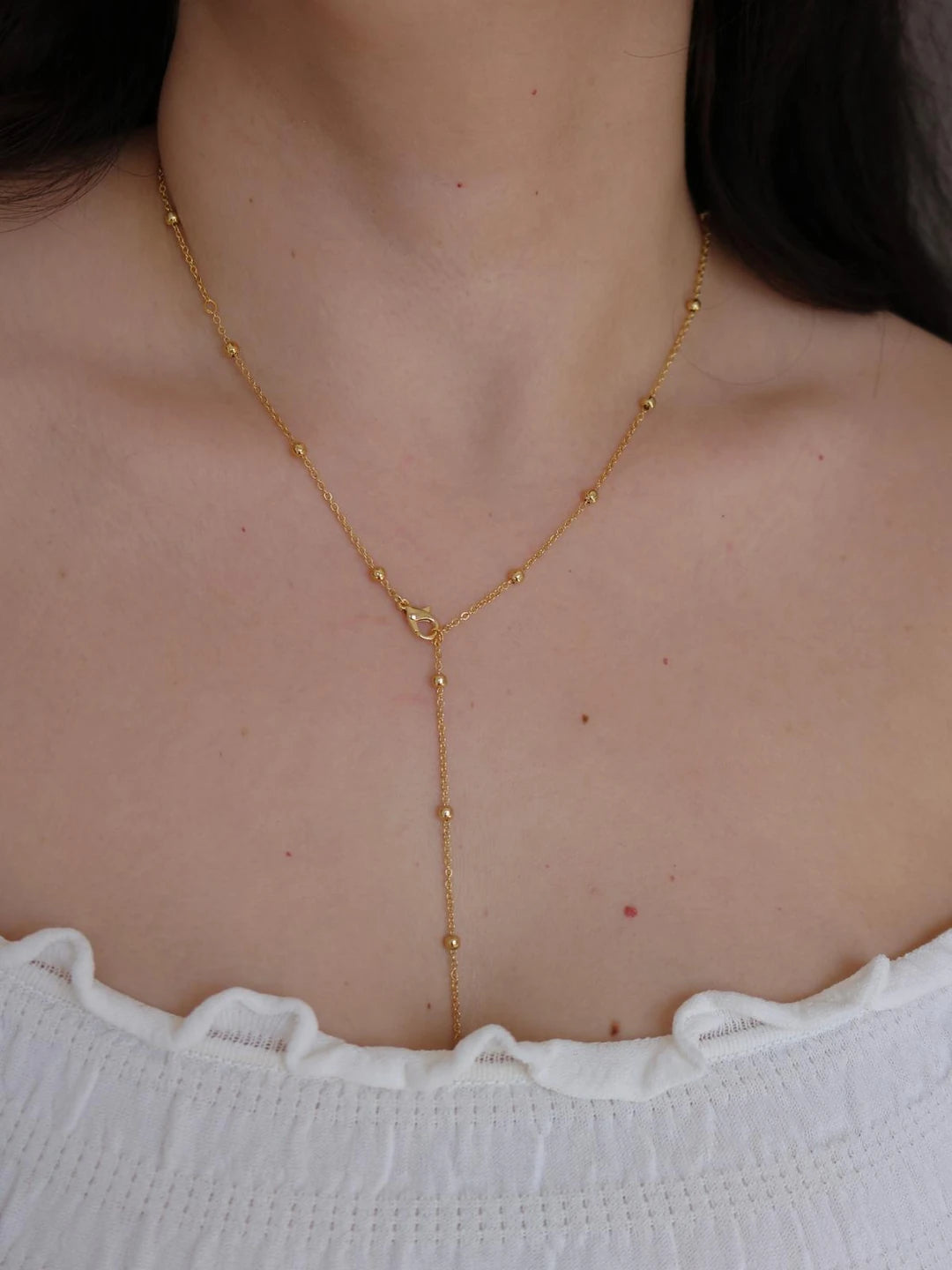 Orbital Y Necklace