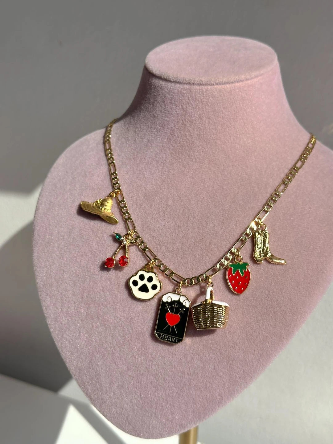 Picnic Time Charm Necklace