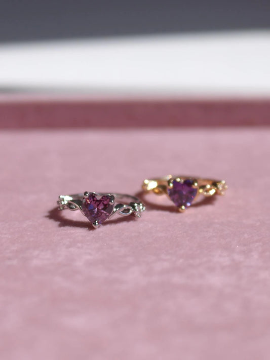 Purple Love Shine Ring