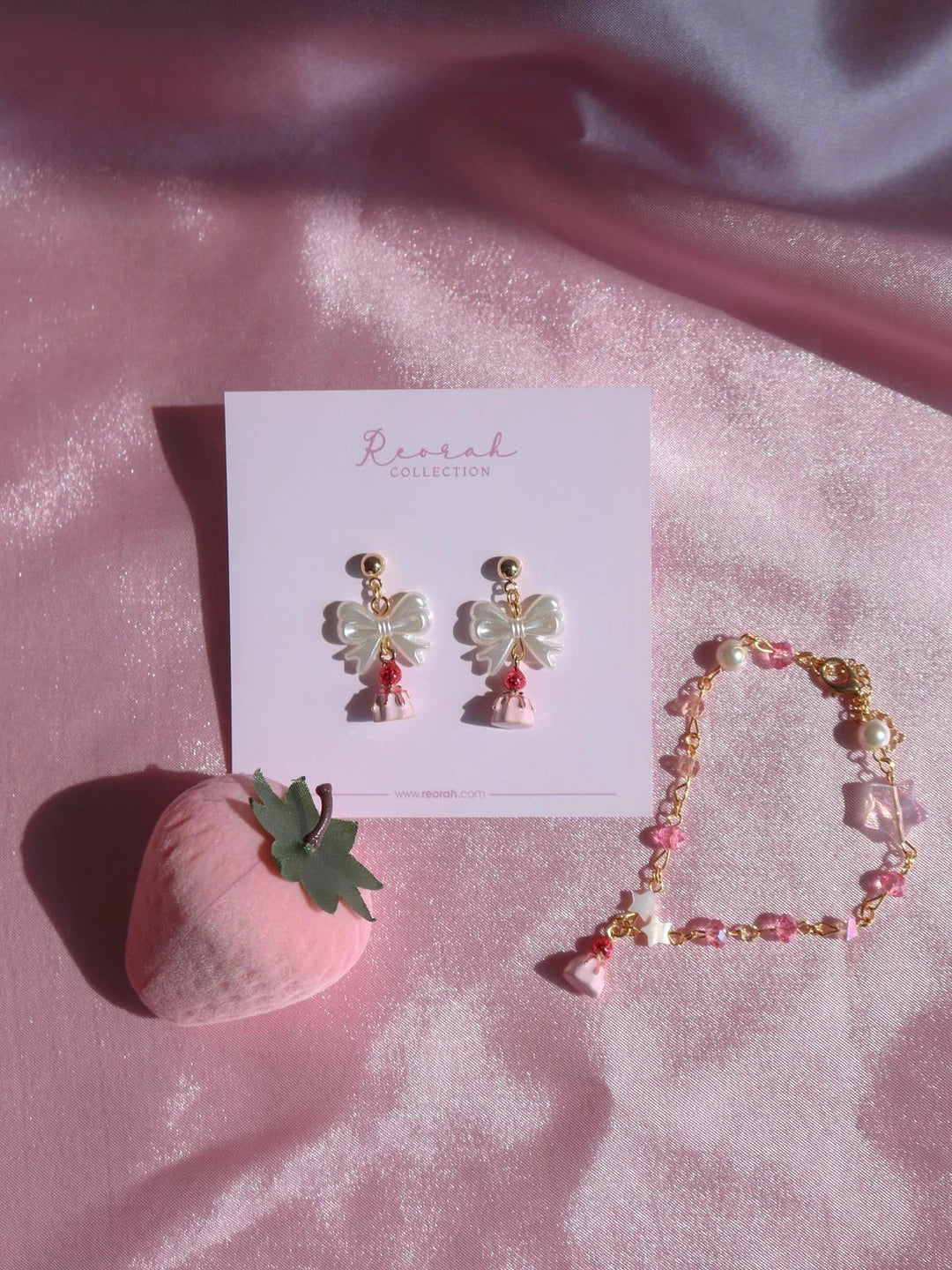 Rasberry Tart Earrings