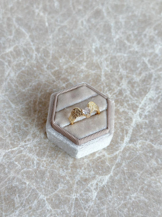 Vintage Angel Heart Ring