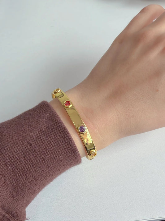 Vintage Pera Colorful Stone Bracelet