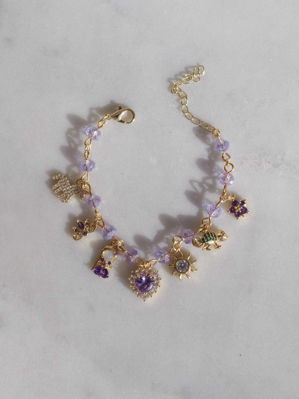 Rapunzel Charm Bracelet, Version 2