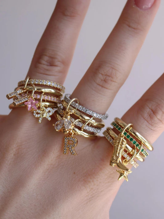 Pink Velorien Charm Ring 15 - Size M