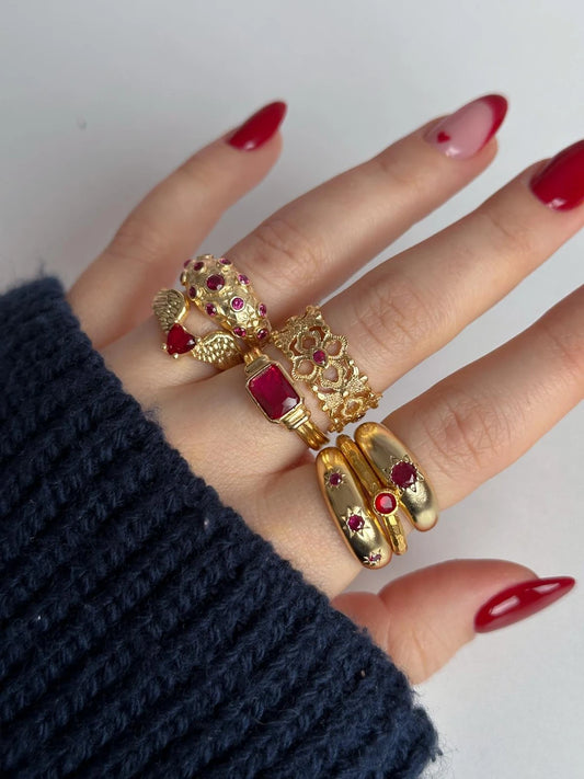 Wine & Ruby Dream Ring
