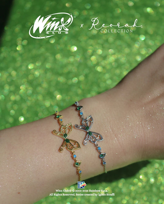 Winx Club® Aisha Enchantix Wings 925 Silver Bracelet