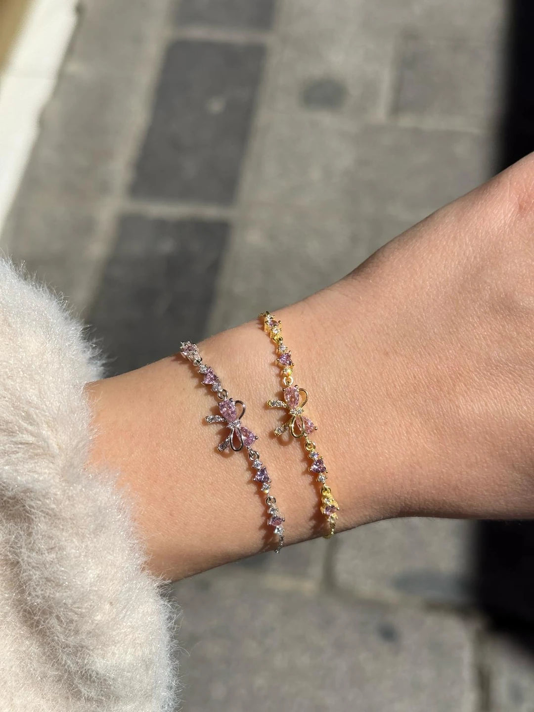 Bow Shine 925 Silver Bracelet