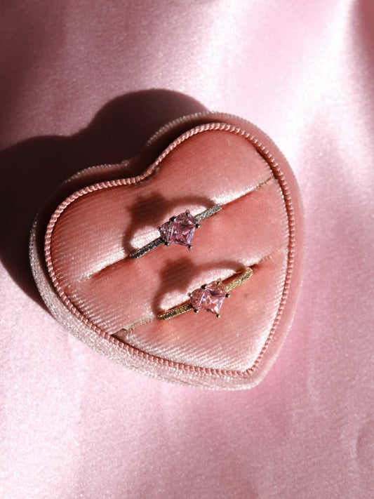 Square Heart Ring