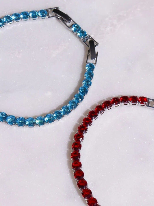 Multi Stone Colors Collection Bracelet