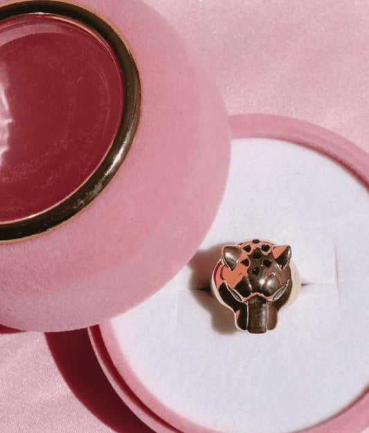 Tiger Shaped 925 Silver Sparrow Ring