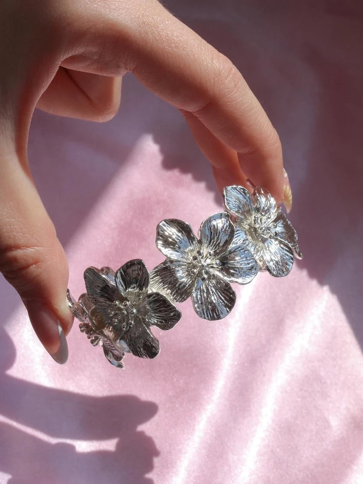 Flower Bracelet And Ring Set