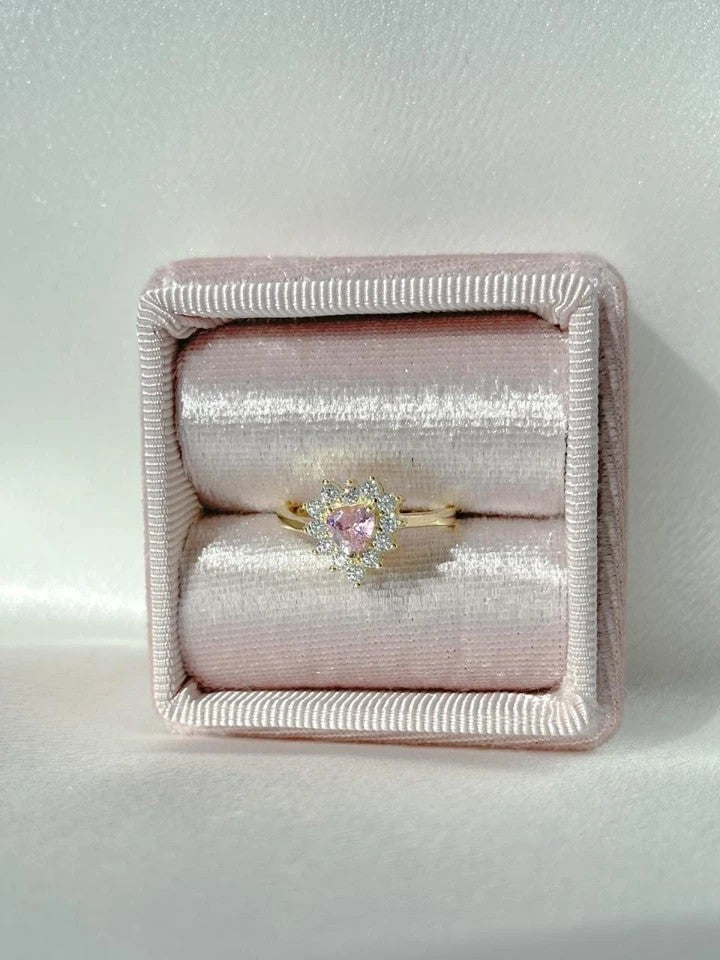 Princess Heart Ring 925 Silver