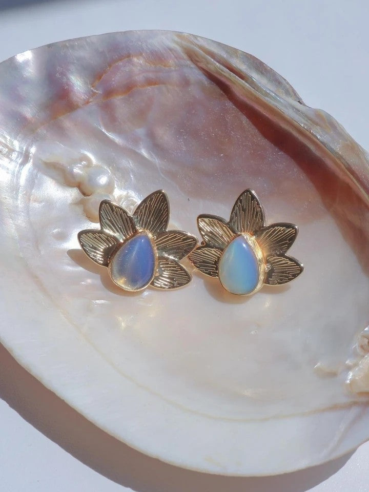 Anatolian Opal Stone Earrings