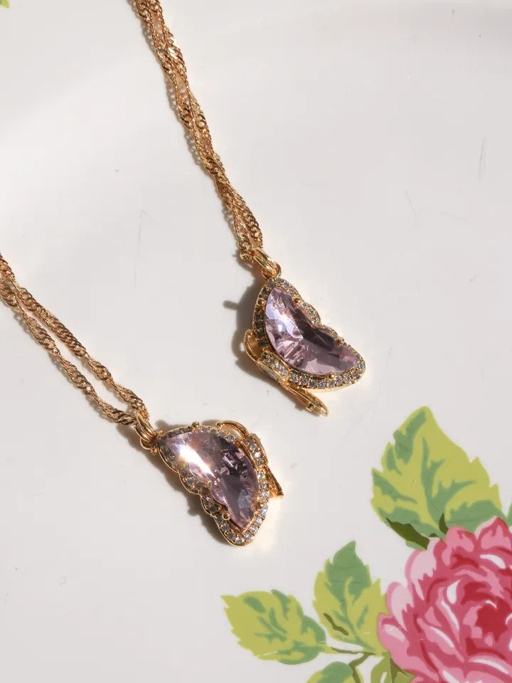 Dreamy Magnetic Butterfly Necklace