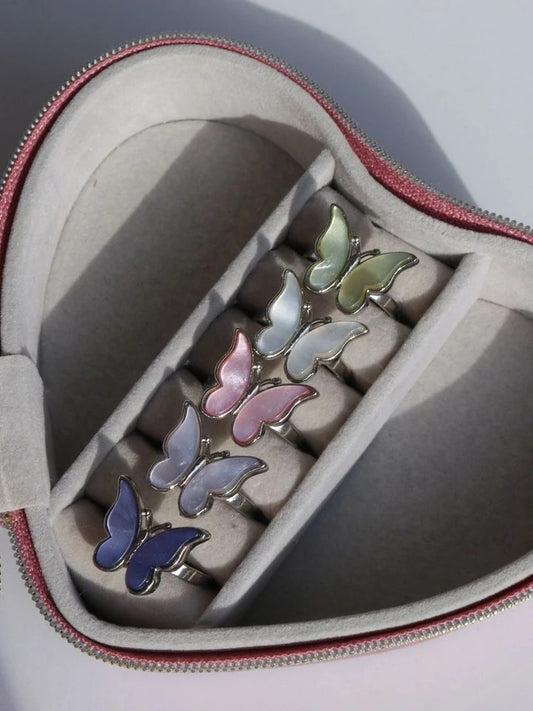 Acrylic Butterfly Ring