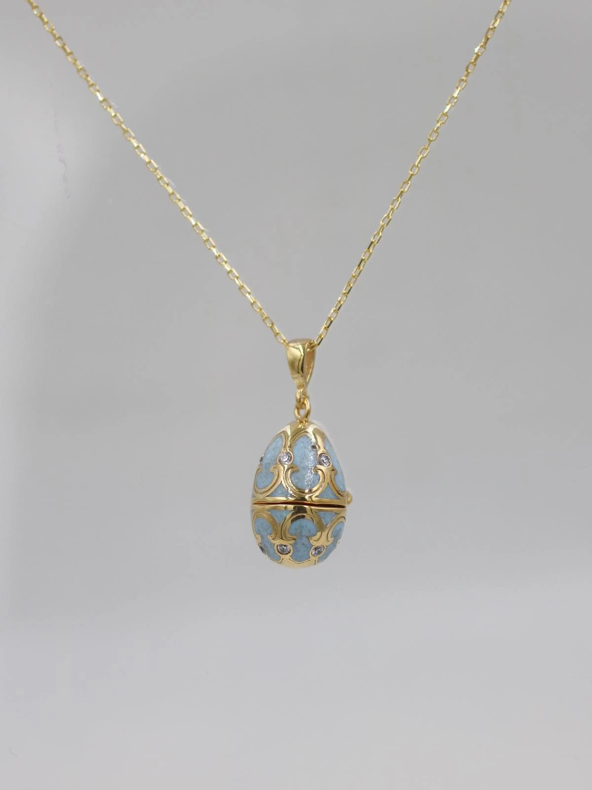 Cupid's Surprise Easter Necklace 925 Sterling Silver