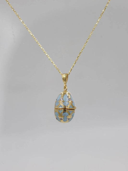 Cupid's Surprise Easter Necklace 925 Sterling Silver