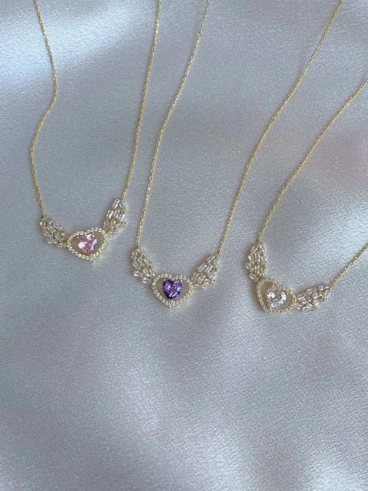 Love Has Wings 925 Silver Necklace