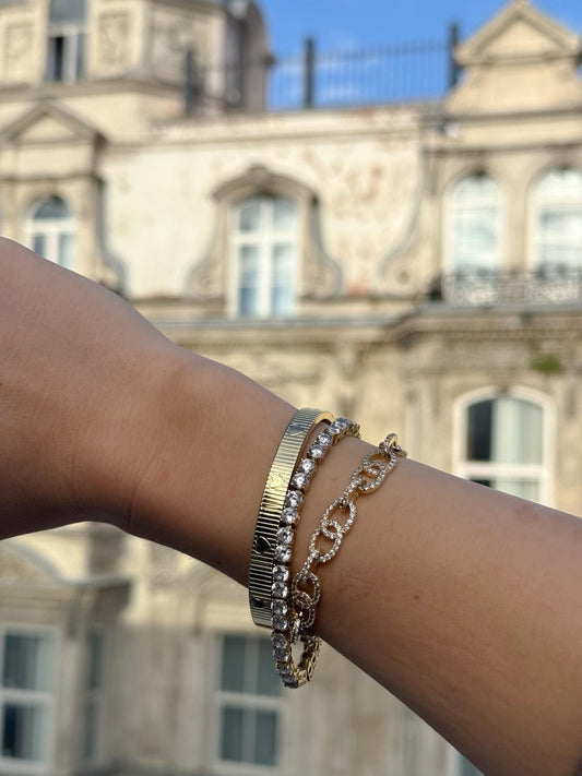 Heartline Steel Bracelet