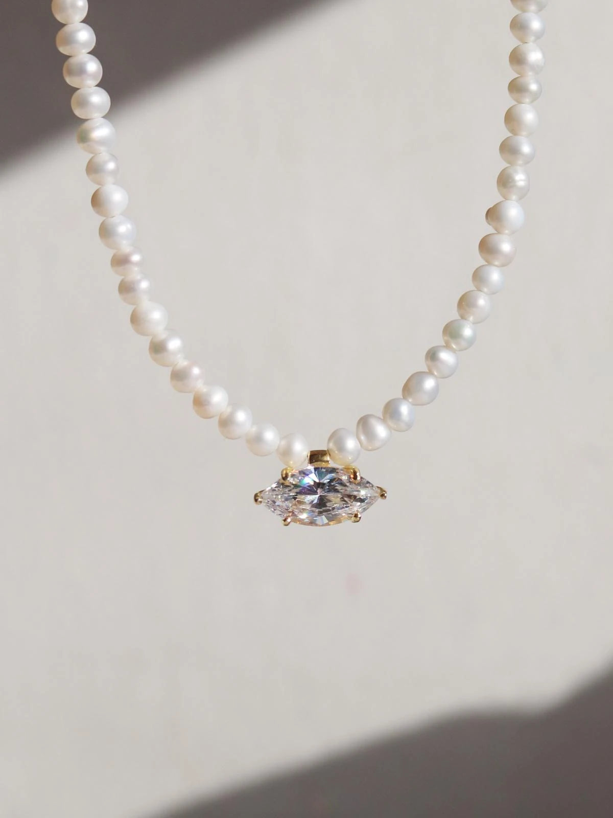 Forever Glow 925 Silver Pearl Necklace