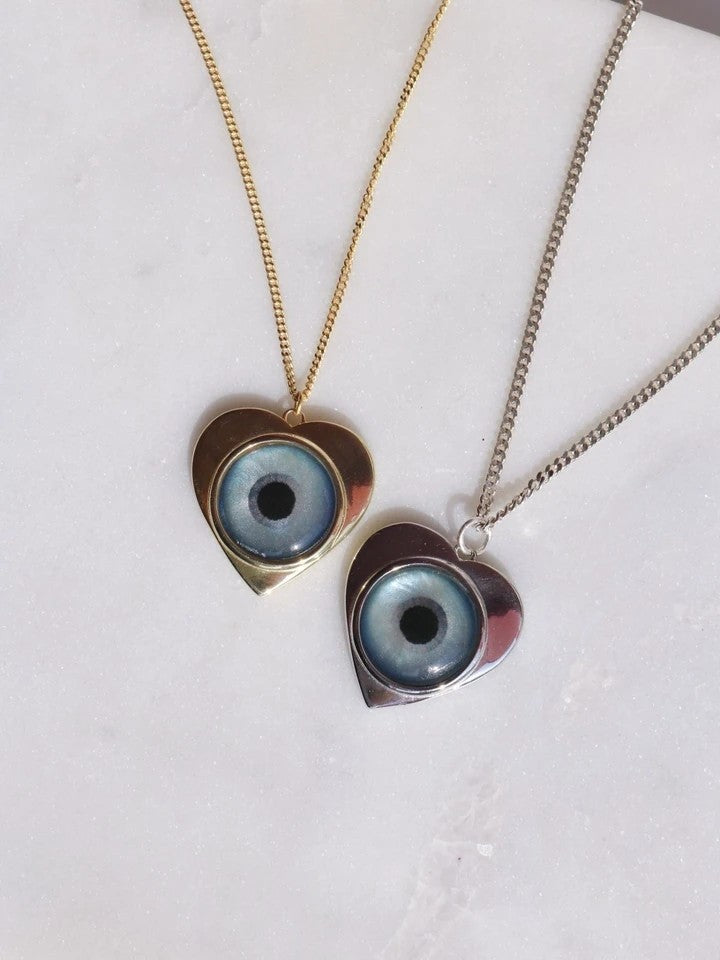 Big Eye For You 925 Silver Necklace