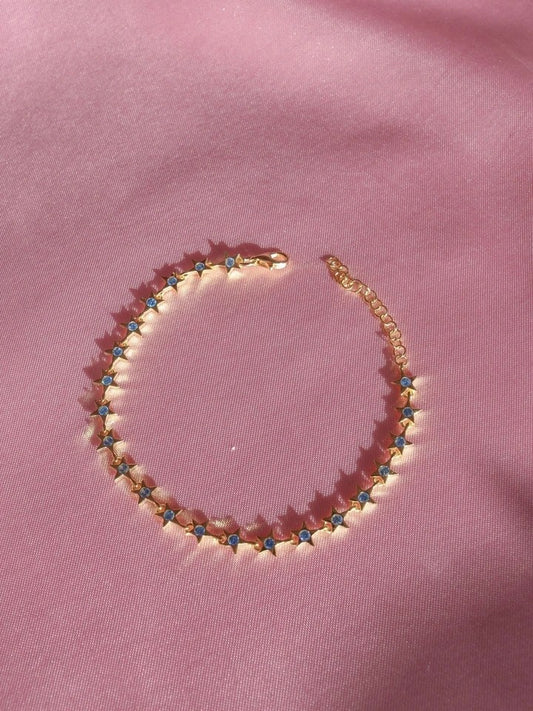 Night Star Shine 925 Silver Bracelet