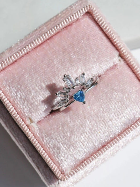 Baguette Semicircular Ring