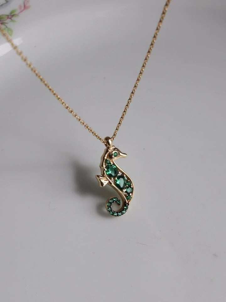 Seahorse 925 Silver Necklace