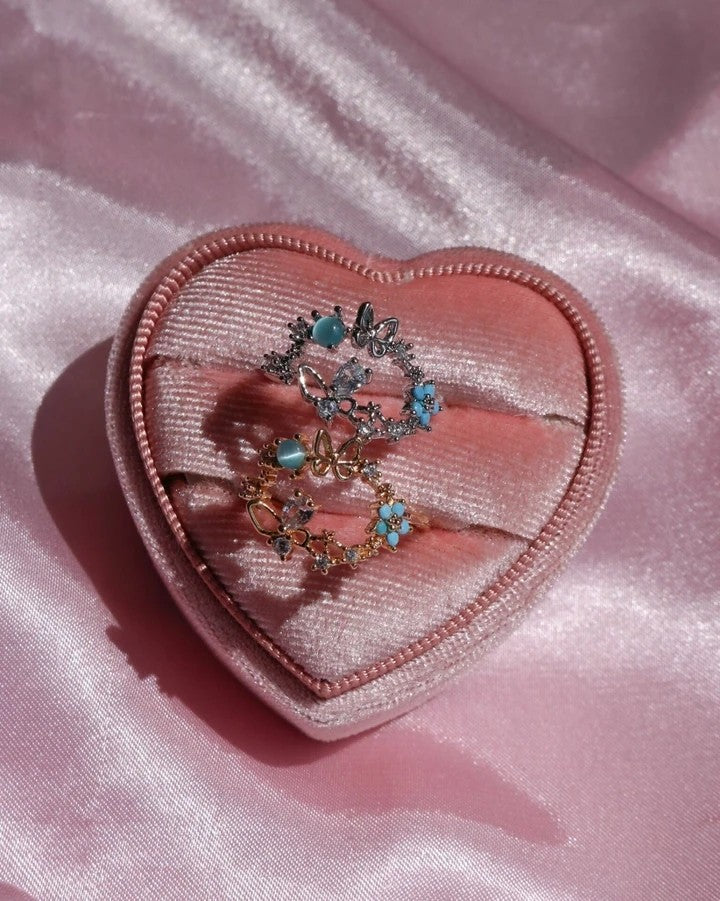 Minimal Blue Garden Ring