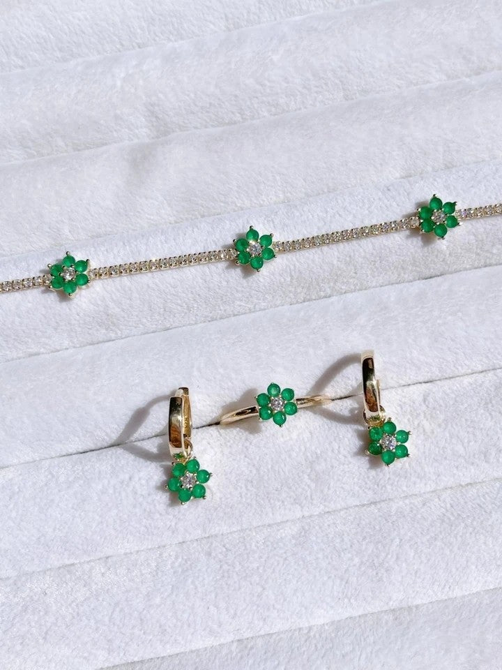 Gardenia 925 Silver Earrings