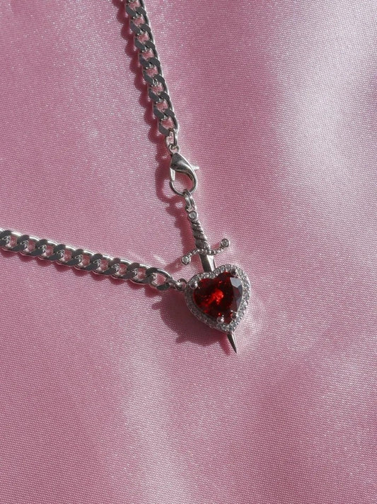 Snow White And The Huntsman Heart Sword Necklace