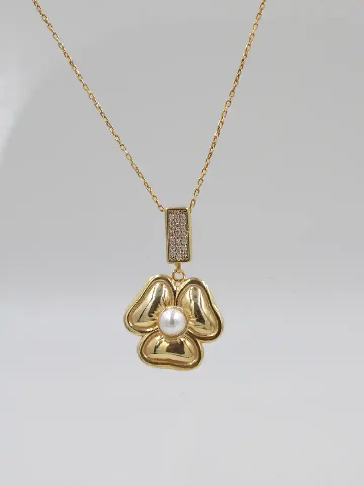 Clover 925 Silver Necklace – Reorah - Reoriva LLC