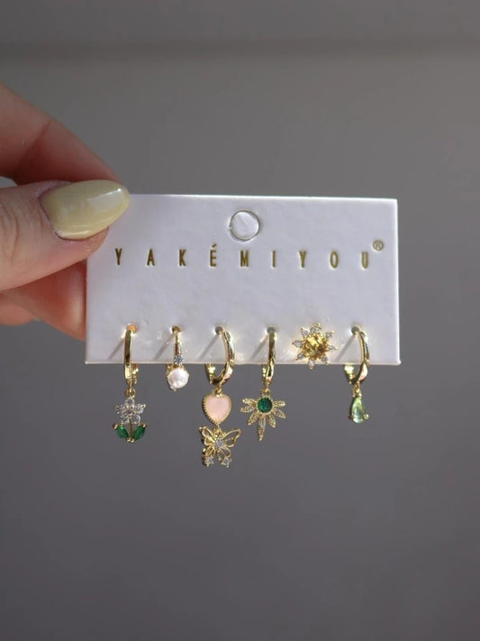 Green Lover Earring Set