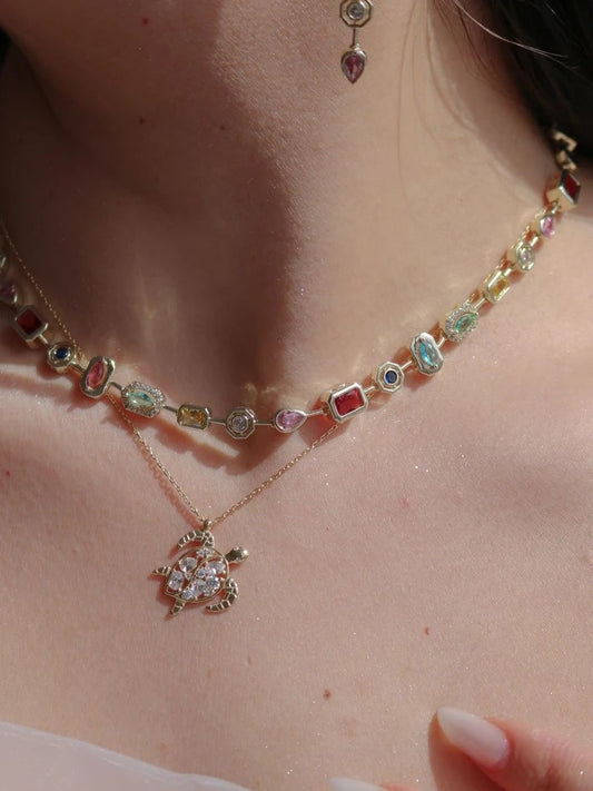 Sea Turtle 925 Silver Necklace