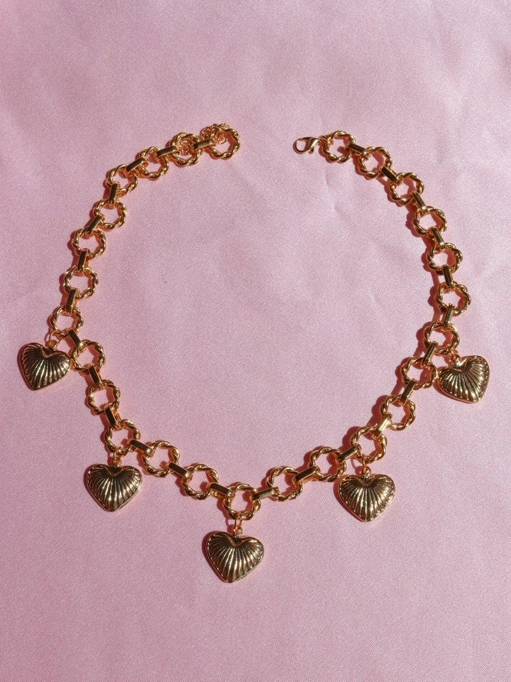 5 Heart What Was I Made For Necklace