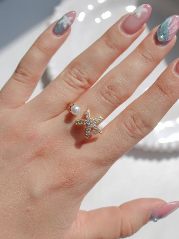 Pearl Starfish Xuping Ring