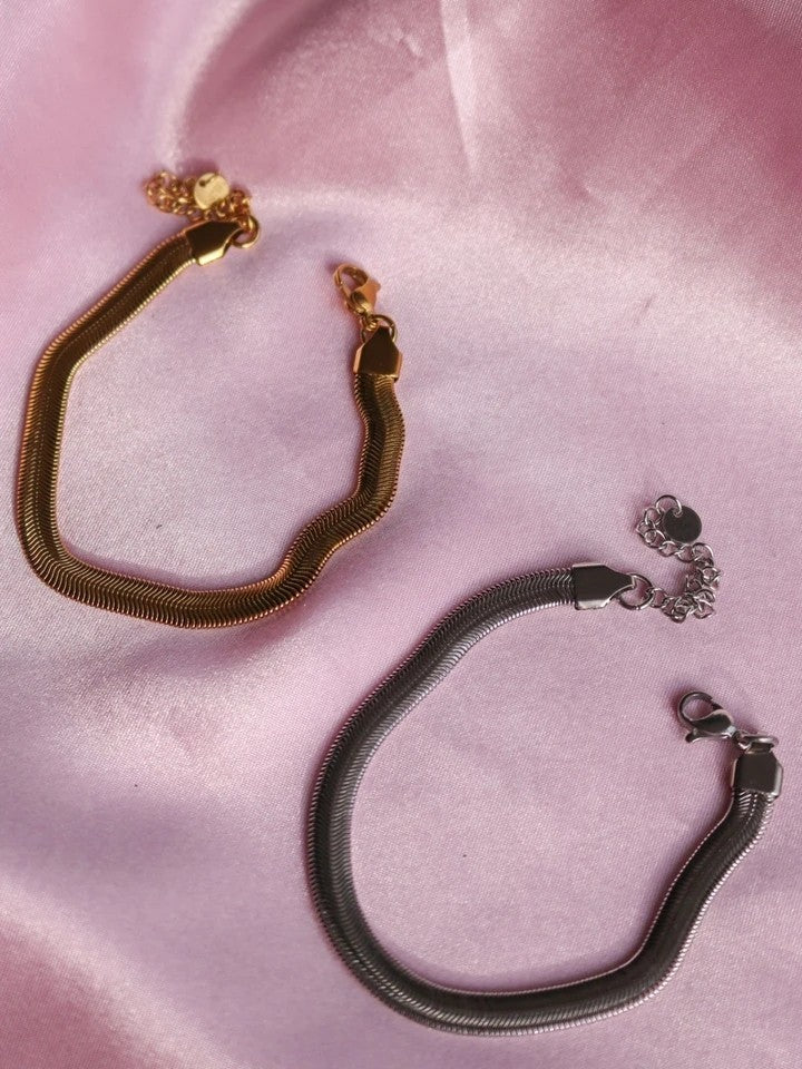 Snake Chain Steel Bracelet