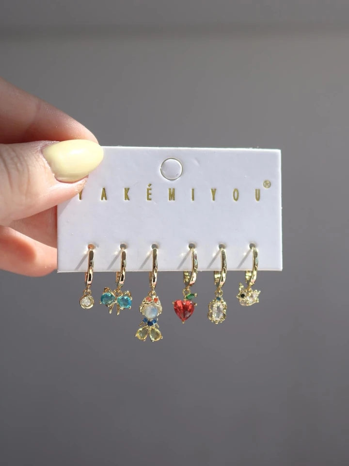 Snow White Earring Set
