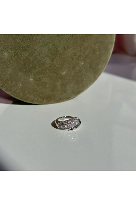 Zircon Stone Drop Ring